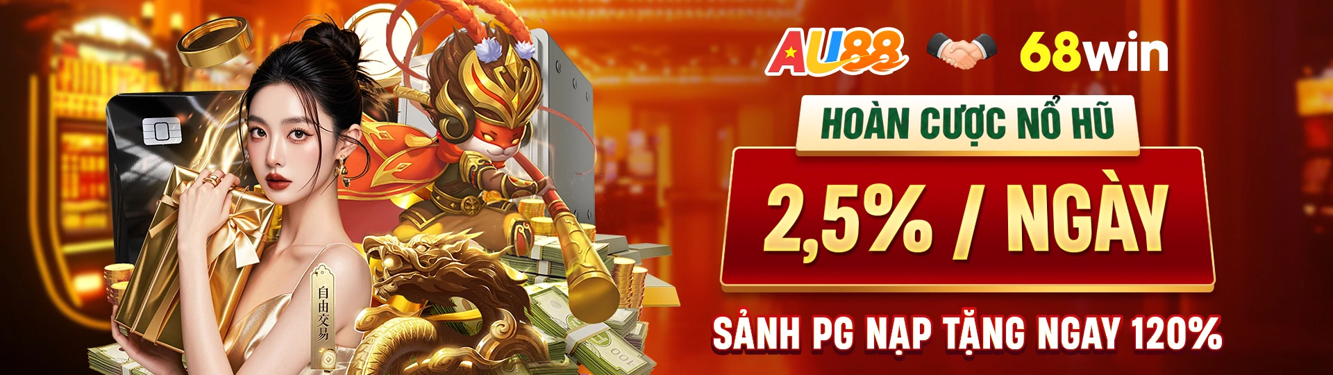Không gian nội dung Nổ hũ trực tuyến và chuyên mục giải trí của 68Win